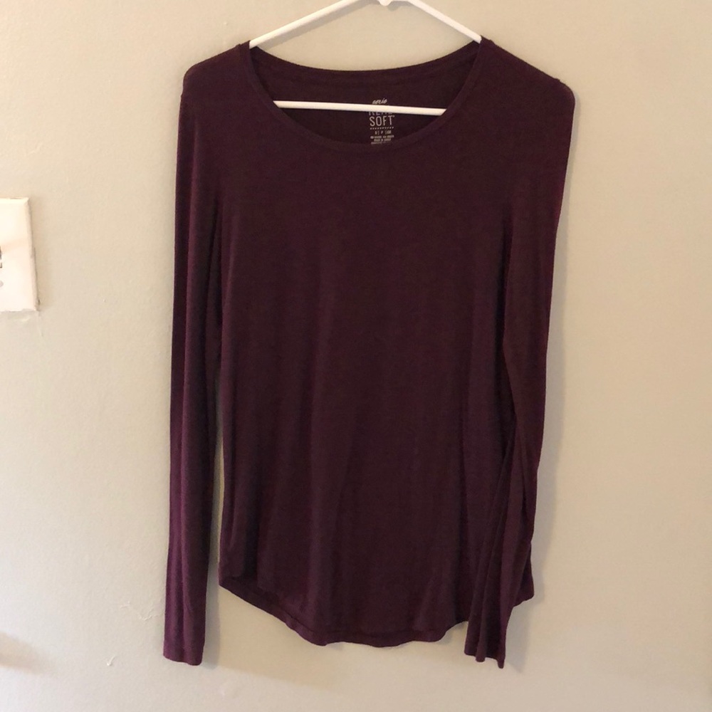 Maroon long-sleeve